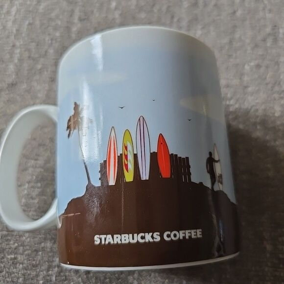 Starbucks 2008 Happy Holidays Hawaii Mele Kalikimaka 16oz Coffee Mug Christmas - Picture 5 of 7